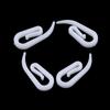 100pcs White Hanging Curtain Hooks Household Plastic Curtain Hooks Holder Window Hanger Curtain Poles Tracks Accessories