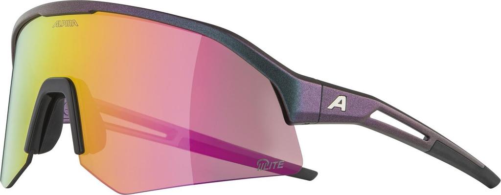Alpina SONIC HR Sportsonnenbrille mit kontrastreichem Spiegel und Q-LITE Antibeschlag