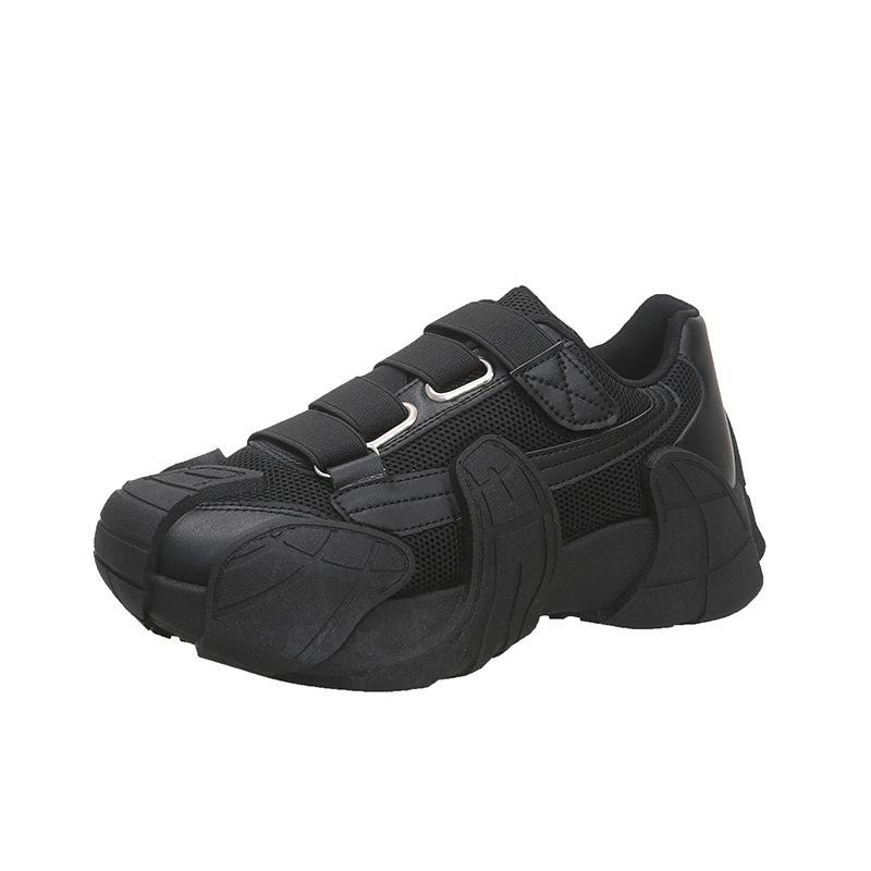 Velcro new platform shoes women's fashion versatile lightweight casual sports shoes show feet small running shoes