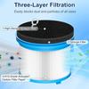 Plastic Filter Set Household Vacuum Spare Part Plastic Vacuum Filter Component Suitable for Household Dirt and Debris