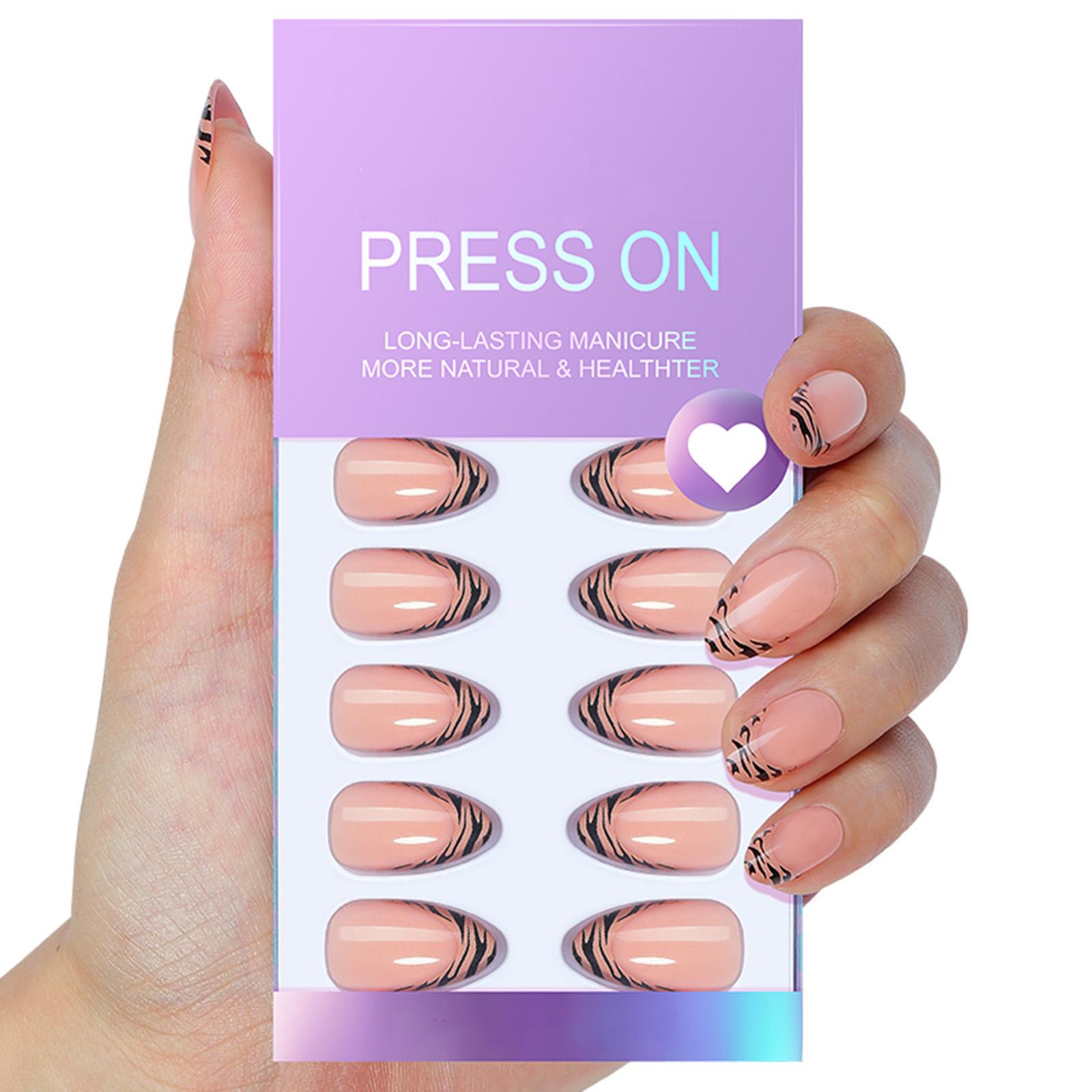 

Wearable Nail Extensions, Minimalist French Manicure, Wearable Nail Extensions One Size