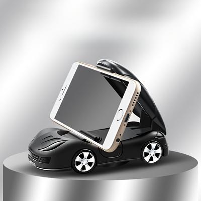 Car Model Phone Holder Set(1pc Phone Holder+1pc Shift Gears), Foldable Car Dashboard Phone Holder, 360 ° Rotating Universal Phone Holder,