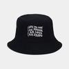 Hat Women's Fashion Summer Letter Embroidered Bucket Hat Men's Outdoor Breathable Sunscreen Sun Hat Versatile Outing Basin Hat