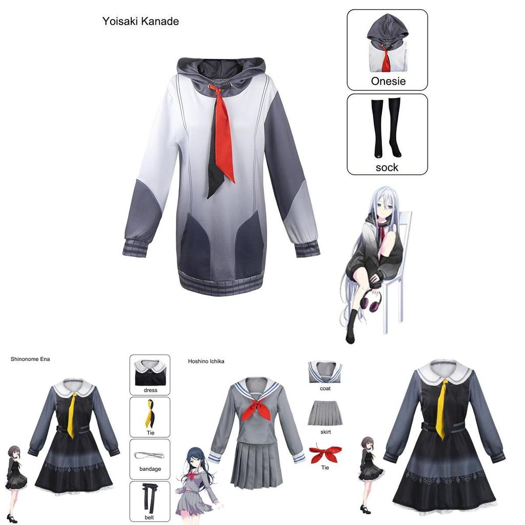 Exquisitely Crafted Project Sekai Colorful Stage Feat Hatsune Miku Cosplay Suits