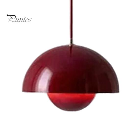 Simples flor forma abajur pequeno lustre ajustável comprimento do fio três cores claras moderno globo cozinha sala de jantar lâmpada do teto