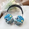 TPU Protective Case Oil Painting Anti-scratch Headphone Cover Shockproof Headset Accessories Earphone Sleeve for AirPods Max