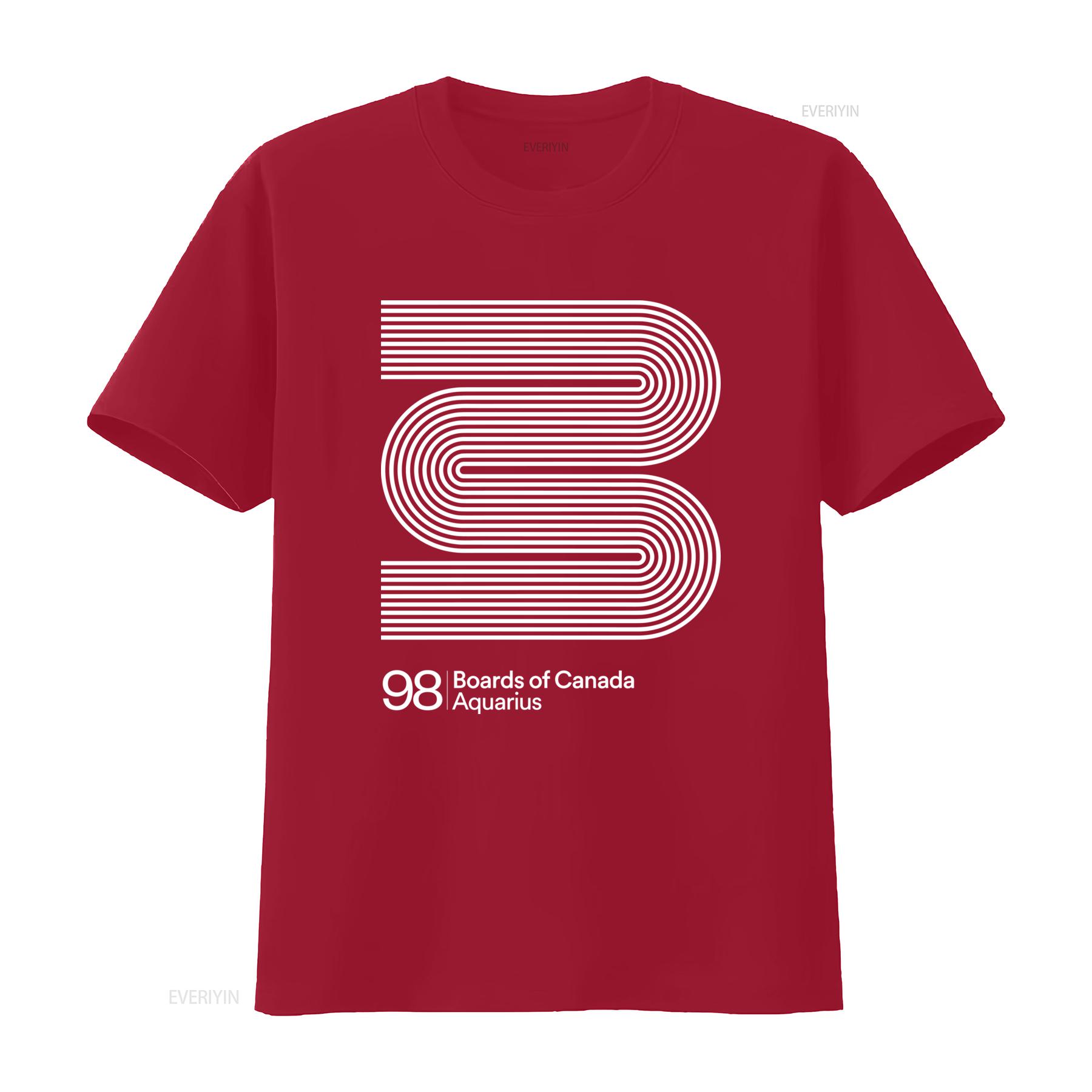 

Retro 98 Boards of Canada Aquarius Design T Shirt Vintage Style for Men and Women Unique Print vintage Washed Stylish S