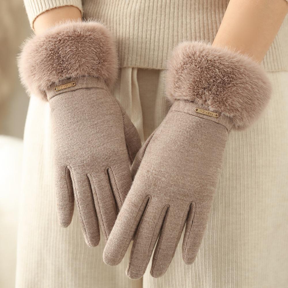 

Warm Winter Gloves Touchable Screen Driving Mittens New Skiing Gloves Cycling Driving сірий
