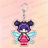 Adorbale Pixel Fairy Magical Girl Keychains for Accessories Bag Stella Musa Tecna Keyrings Jewelry Magic Fairies Fans Gifts