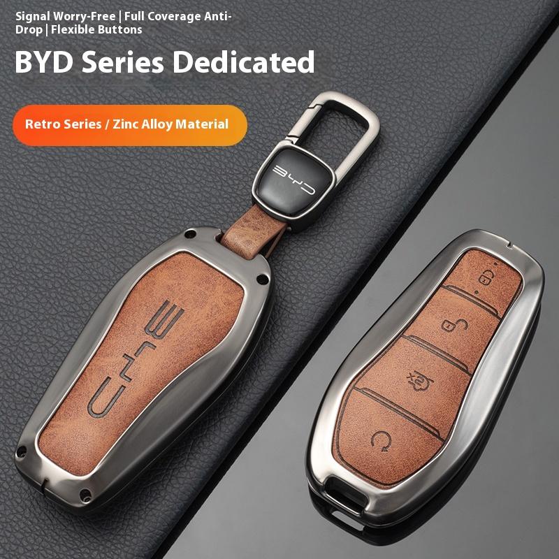 Fit For BYD Sealion 8 Song Plus Atto 3Tang L Dmi/P EV Car Key Case Cover Special Key Zinc Alloy Protection Cover