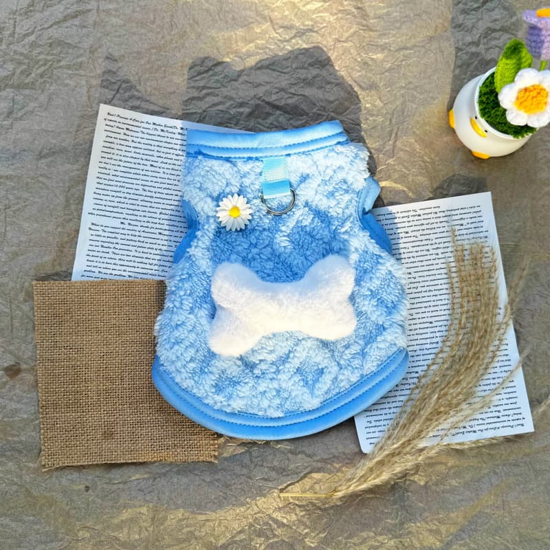 Ropa para perro gato chaleco de invierno ropa para mascotas cálida linda caricatura Oso Grande títere de peluche ropa para mascotas