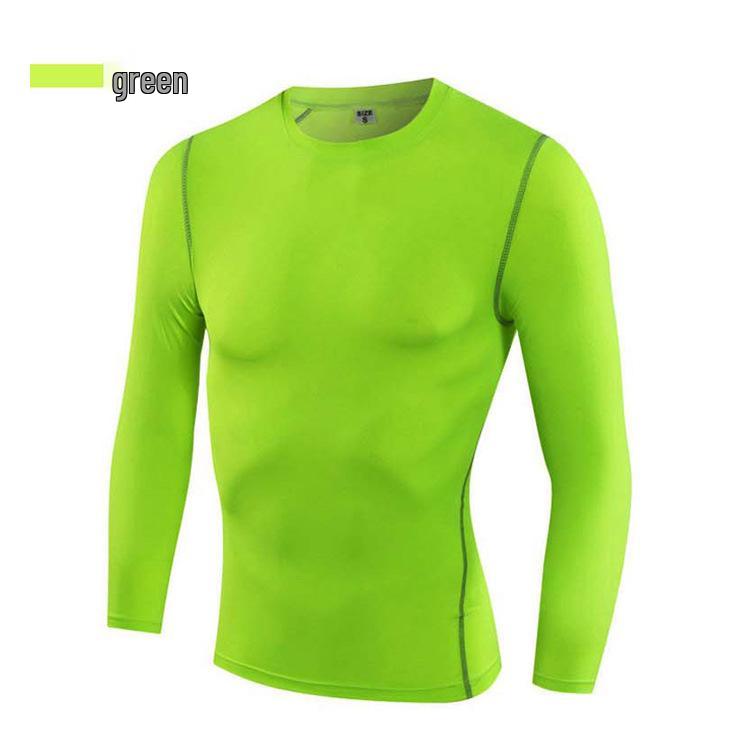 Herren Herbst/Winter Basketball Langarm Fitness Tights - Atmungsaktive, Hochelastische Basisschicht zum Laufen und für Sport