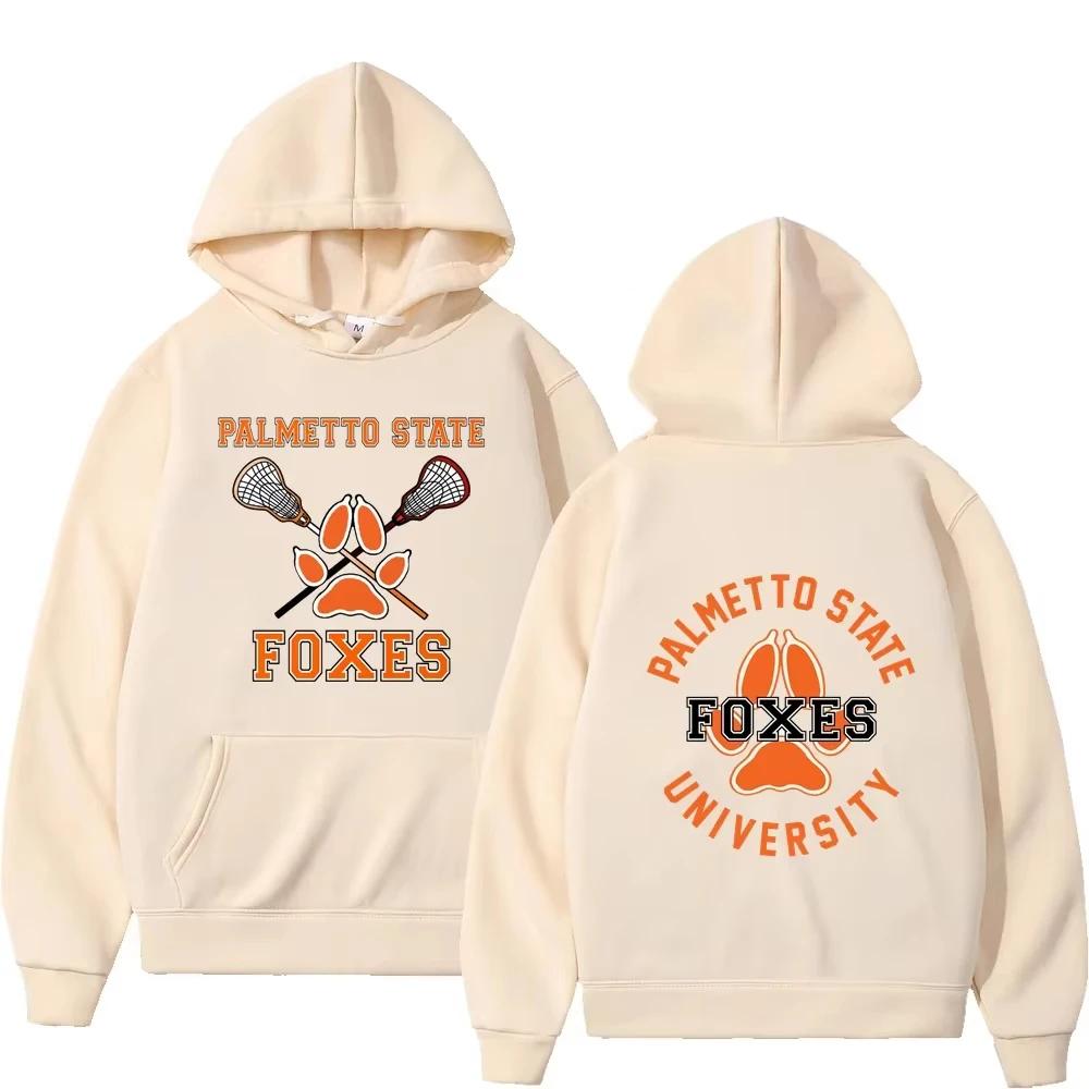 2025 Streetwear The Foxhole Court Palmetto State Foxes Bedruckter Herren-Hoodie Herren Hoodies Damen HipHop Sweatshirt Kleidung Plus