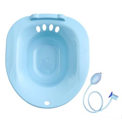 Women Elderly Toilet Seat Sitz Bath Basin Bidet Hip Bath Sturdy Comfortable
