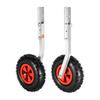 Boat Launching Wheels, 226.8 Kg Load Capacity, 304.8 Mm Aluminium Alloy Transom Wheel with Inflatable Rubber Tires