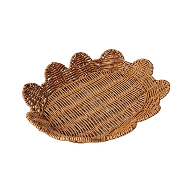 

Multifuntional Bread Baskets Stackable Storage Baskets Display Basket Food Storage Basket Fruit Display Bowl for Food small