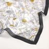 53x53cm 100% Mulberry Silk Scarf Luxury Square Hair Bandana Elegant Head Wrap Neckerchief Sunscreen Shawl for Women