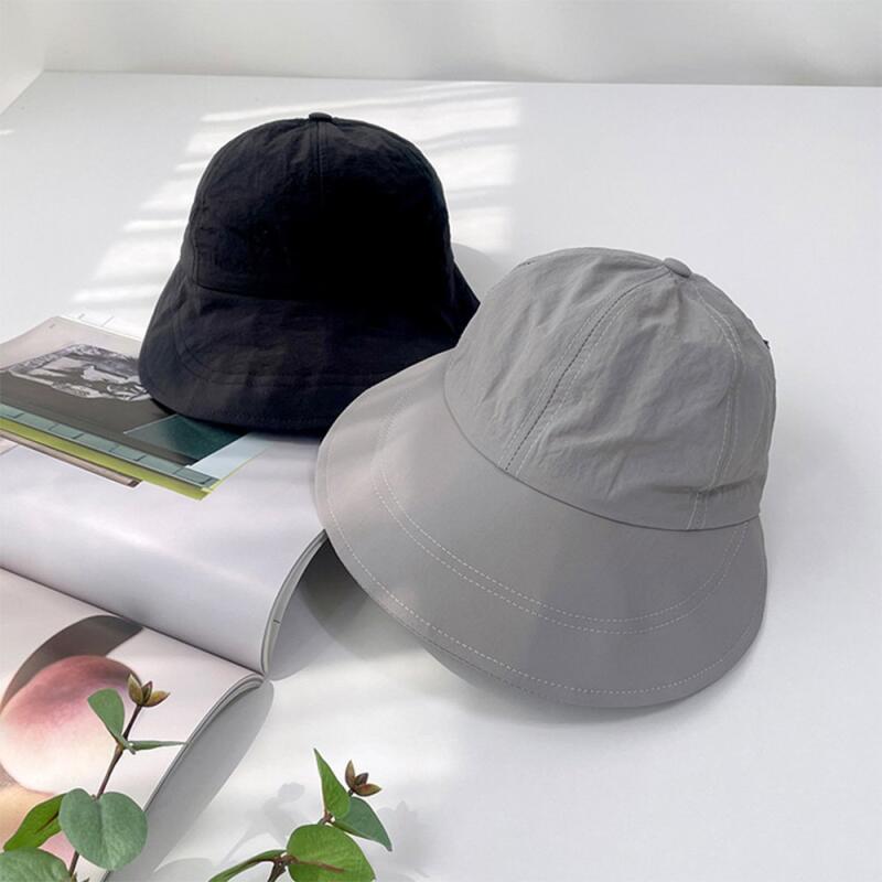 

Women s Rustling Bonnet Pocket Plain Hat C5554_Black