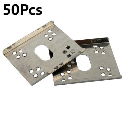 50pcs Grounding Washer C-Shaped Steel Photovoltaic Conductive Sheet Versatile Grounding Solution Solar Power Grounding Gasket