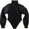 adidas Originals IVY PARK Mesh Sleeve Bodysuit Black Women GM8714