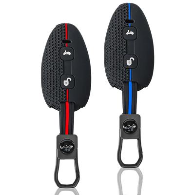 2 Button Silicone Motorcycle Key Cover Case Shell Protection Guard For Piaggio Vespa GTS300 GT S300 GTS 300 2026 Keychain