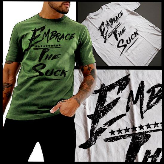 

Combat t-shirt military Embrace the suck Infantry Tactical assault tee S