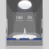 Motion Sensor Ceiling Light Bright Led Ceiling Light 15W Hallway Light Fixtures Motion Sensor Ceiling Light for Home Studio