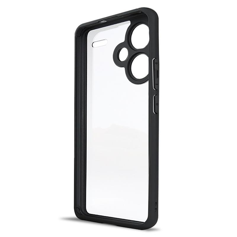 For Xiaomi Redmi Note 13 Pro+ 5G Slim-Fit TPU+PC Clear Phone Cover Dustproof Phone Shell Case