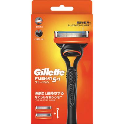 Suporte manual Gillette Fusion com 2 lâminas de reposição Suporte para homens Lâminas de barbear para homens Suporte para homens