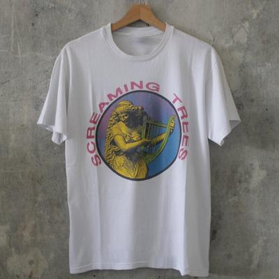 Screaming Trees Band Herbsttour Unisex Weiß Baumwolle Erwachsenen T-Shirt UU422