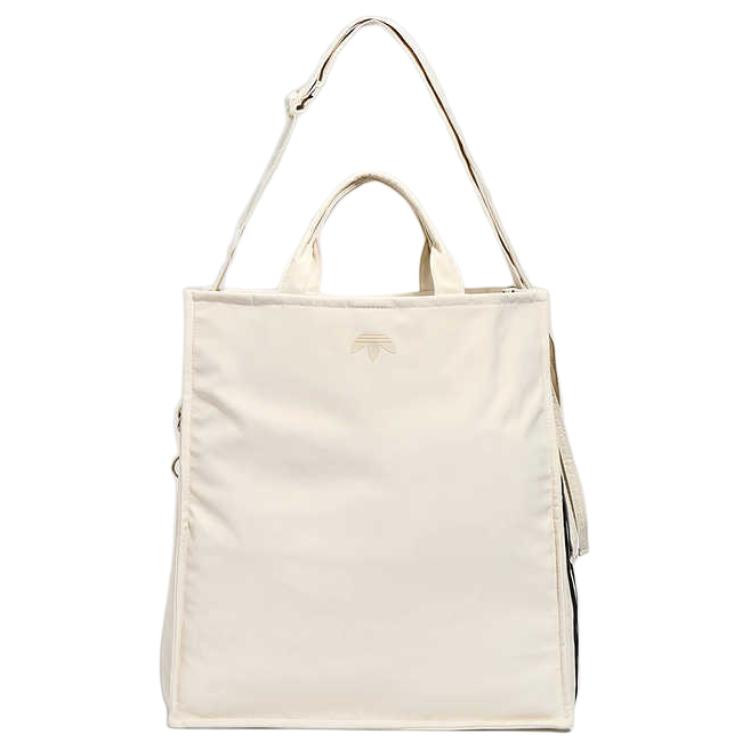 Adidas Originals Classic Logo Shoulder Crossbody Tote Bag Unisex Bags White KW9637 White