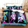 Set Biancheria da Letto Kpop Demon Hunters Singolo Gemello Matrimoniale Queen King Size Set Letto Saja Camere da Letto per Ragazzi Set Copripiumino Rumi Tuta Tre Pezzi