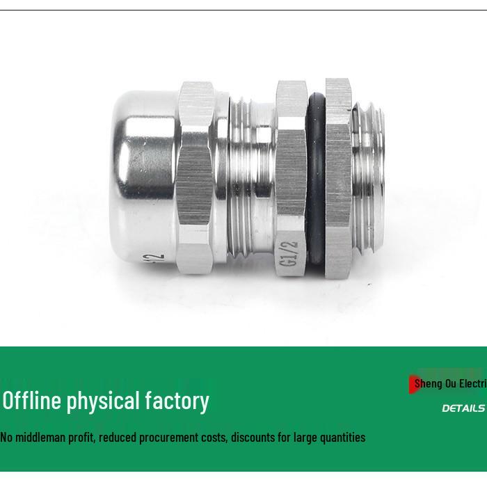 M Series Waterproof Stainless Steel Explosion-Proof Cable Gland and Sealing Connector
