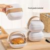 Hot Premium Lunch Boxes With Sturdy Strap for Easy Grip Boxes Sandwiches Hamburger Bowls for Holiday Picnics Food Containers