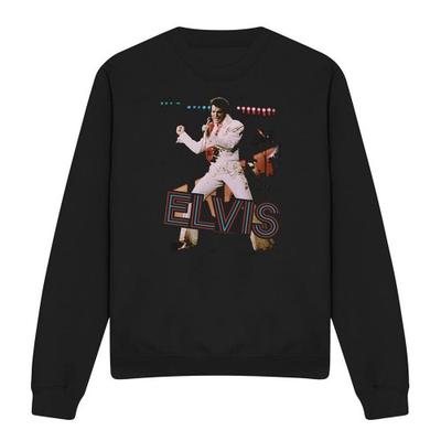 Elvis Presley Unisex Erwachsener Hit The Lights Sweatshirt