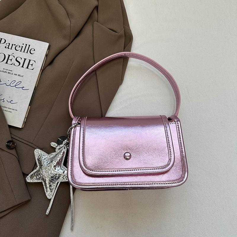 Modische, lässige, einfache und kleine quadratische Damenhandtasche, modische und stilvolle Single-Shoulder-Crossbody-Damenhandtasche