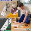 20/40pcs Stainless Steel Angle Bracket Universal Furniture Right Angle Fixed Bracket Cabinet Trapezoidal Layer Board Connector