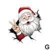Christmas Santa Claus Snowman Car Stickers Waterproof Auto Rear Windshield Window Body Vinyl Decals Decoration