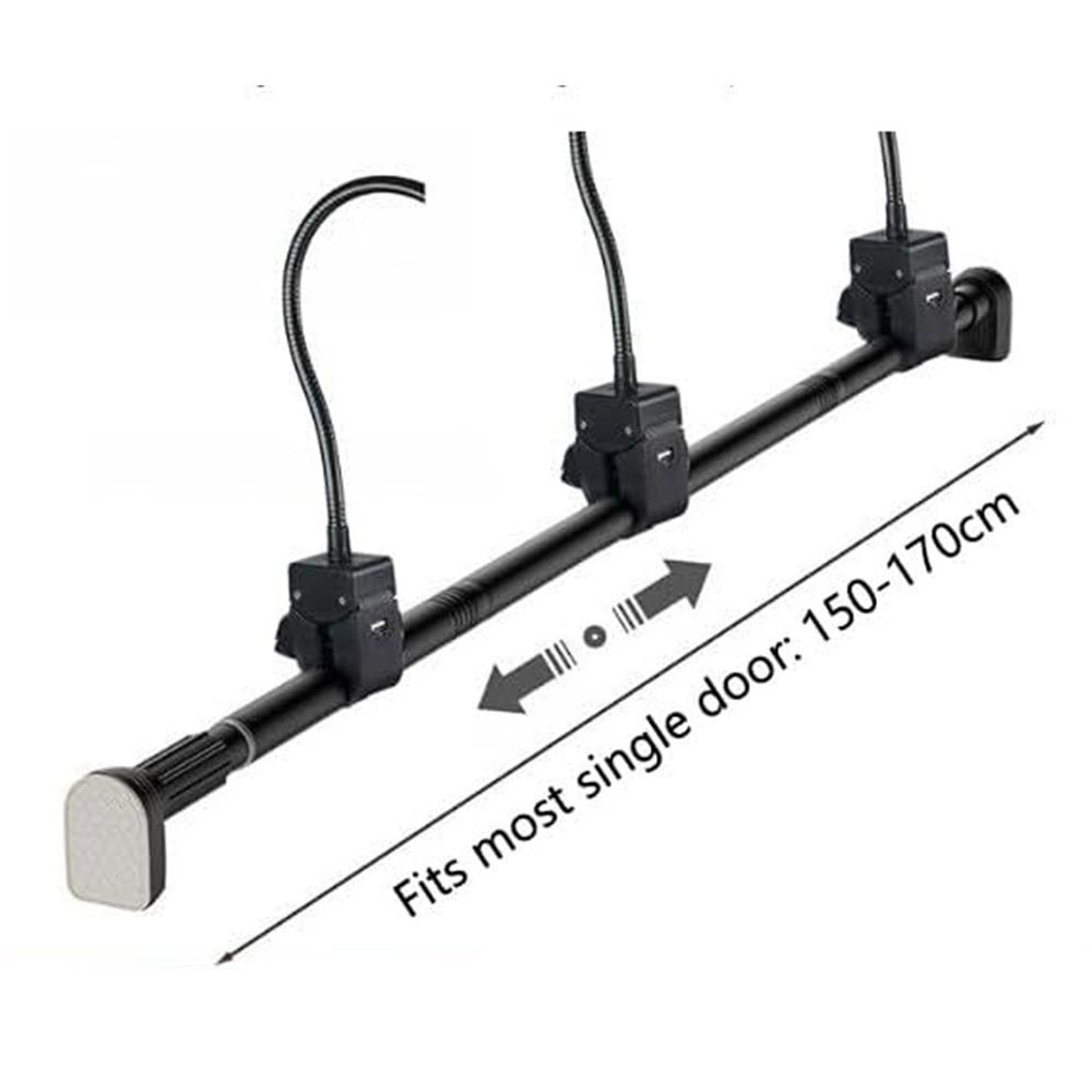 Adjustable Garland Hanger Fits 31-39in Doors Heavy-Duty Christmas Decoration Holder Glue-Damage-Free No Screws Drilling