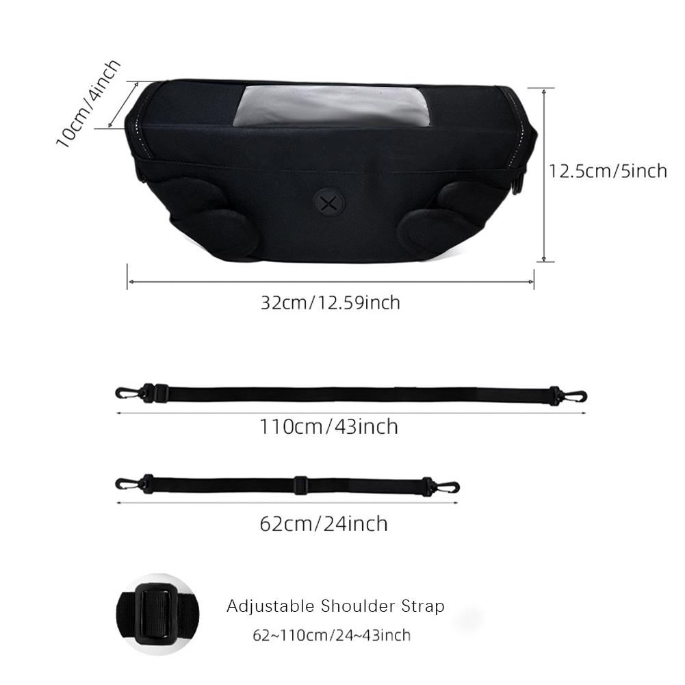 Motorcycle Handlebar Bag with Touchscreen Phone Storage Bag Navigation Bag For F700GS F750GS F800GS F900XR F900R