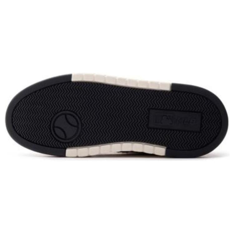 MLB Klobige Liner Synthetikleder Leicht Niedrig geschnitten Freizeit Schuhe Unisex Schwarz Weiß 3ASXCLF36-50BKS