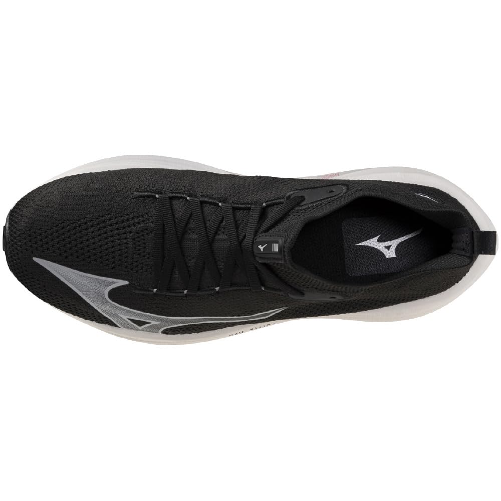 Mizuno NEO VISTA Running Thick Black X Dark Gray X Light 2E Shoes, Jogging, Marathon, Training, Sports, Lightweight, Resilient, Sole, Gray, 28.5 Cm,