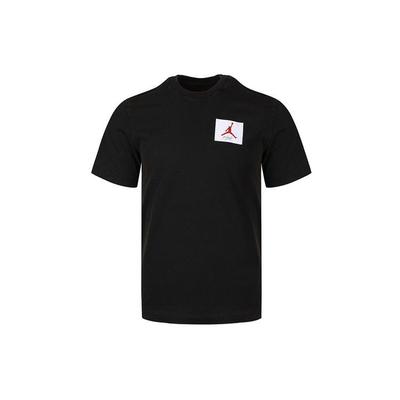 Air Flight Essentials Embroidered Sport Short Sleeve T-Shirt Men Tops Black CZ5060-010