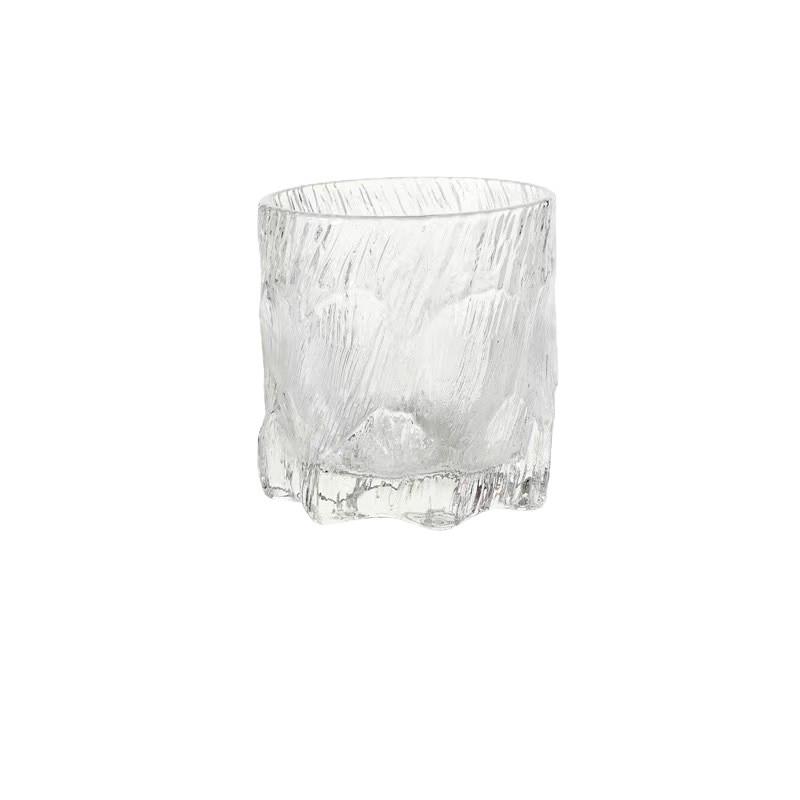 Black Ice Luxury Hammered Pattern Whiskey Glass - High Appearance Creative KTV Wine Glass