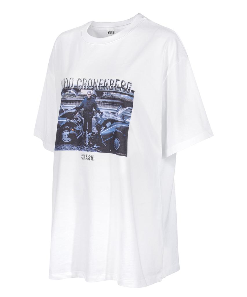 Leoninghai David Cronenberg Half Sleeve Tee [White]
