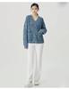 Ge Di Autumn/Winter Women's Loose Polka Dot Soft Sweater Coat