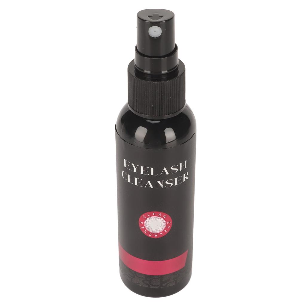 60ml Eyelash Cleaning Solution Spray Press Type Lash Extension Shampoo Remove Makeup Gentle Moisturizing Cleanser