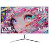 AESNO Gaming FHD IPS sRGB Wide Color 1ms White 24.5-inch Monitor, 200Hz, Panel, 99% Gamut, (GtG), FreeSync, VESA, 3-Year Warranty, (Built-in Speaker)