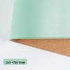 Non-Slip PU Leather Table and Bar Mats with Cork Coasters