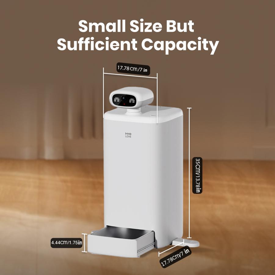 Smart Pet Feeder-Automatic Timed Feeding, Hd Live Camera, Remote Real-Time Video Voice Interaction, Home Suitable Cat And Dog Toys